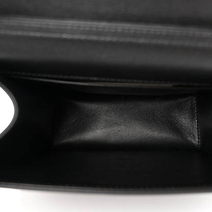 Valentino Garavani Calfskin Monochrome VLogo Loco Flap Shoulder Bag Black 5 of 10