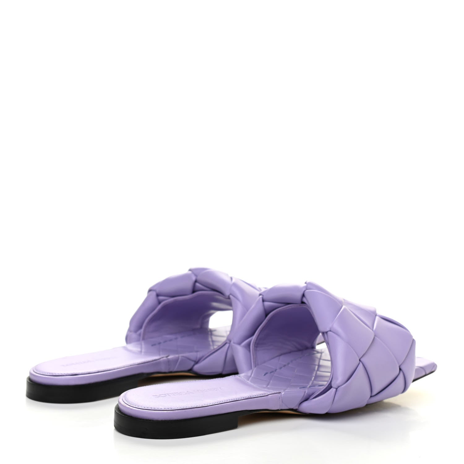 Bottega Veneta Nappa Maxi Intrecciato Lido Flat Sandals 40 Wisteria 4 of 7