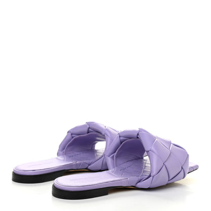 Bottega Veneta Nappa Maxi Intrecciato Lido Flat Sandals 40 Wisteria 4 of 7