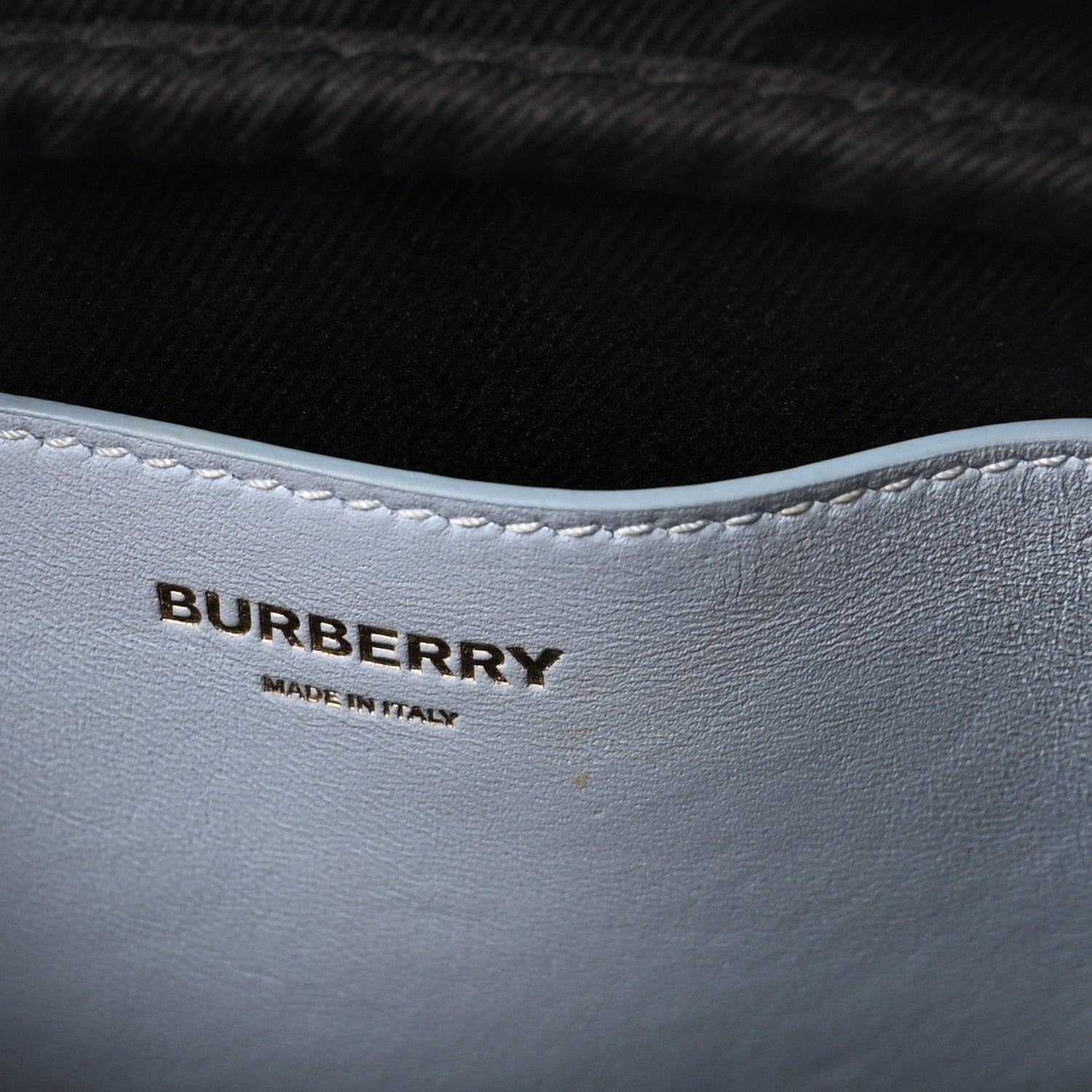 Burberry Lambskin Quilted Small Lola Camera Bag Pale Blue 6 of 10