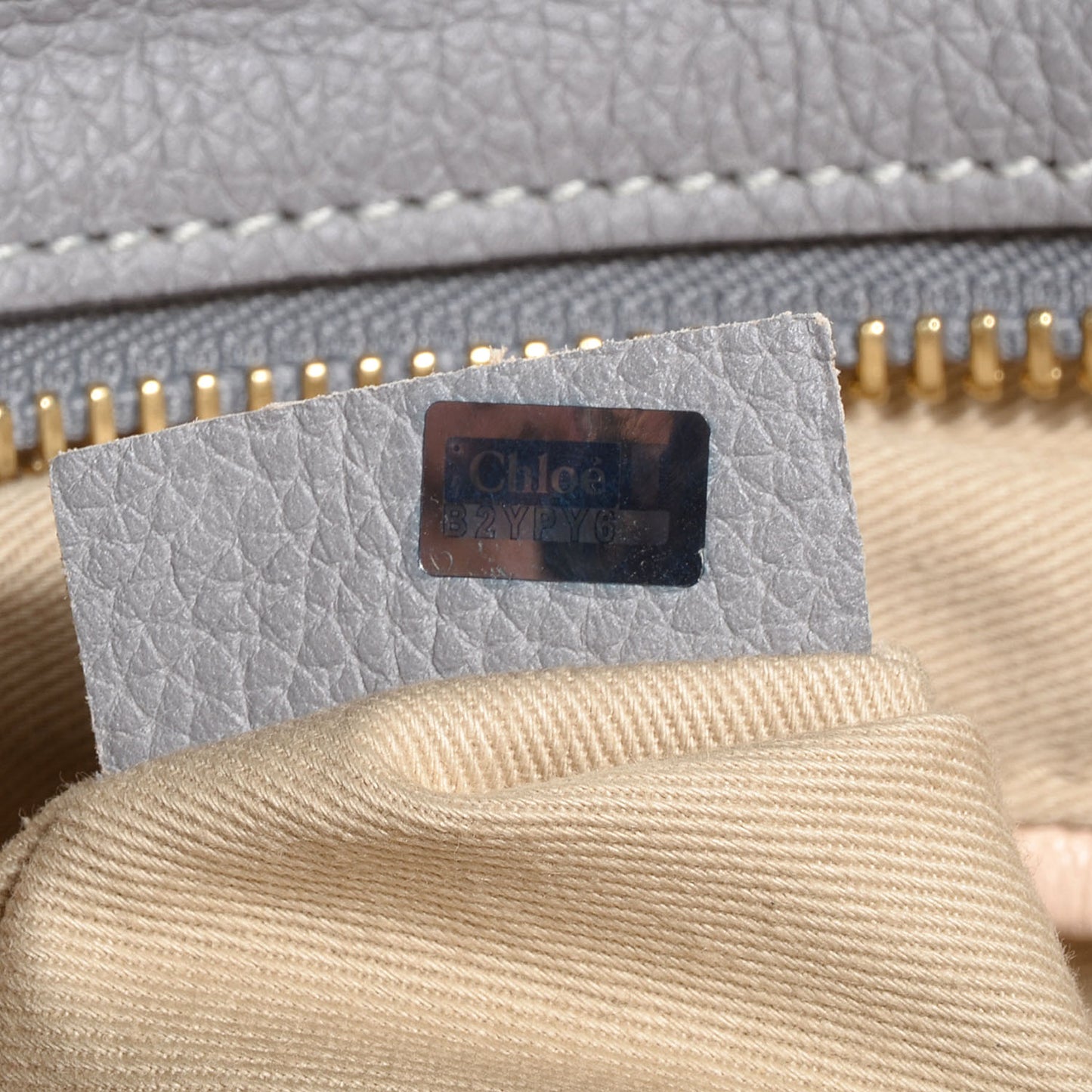 Calfskin Medium Paraty Cashmere Grey