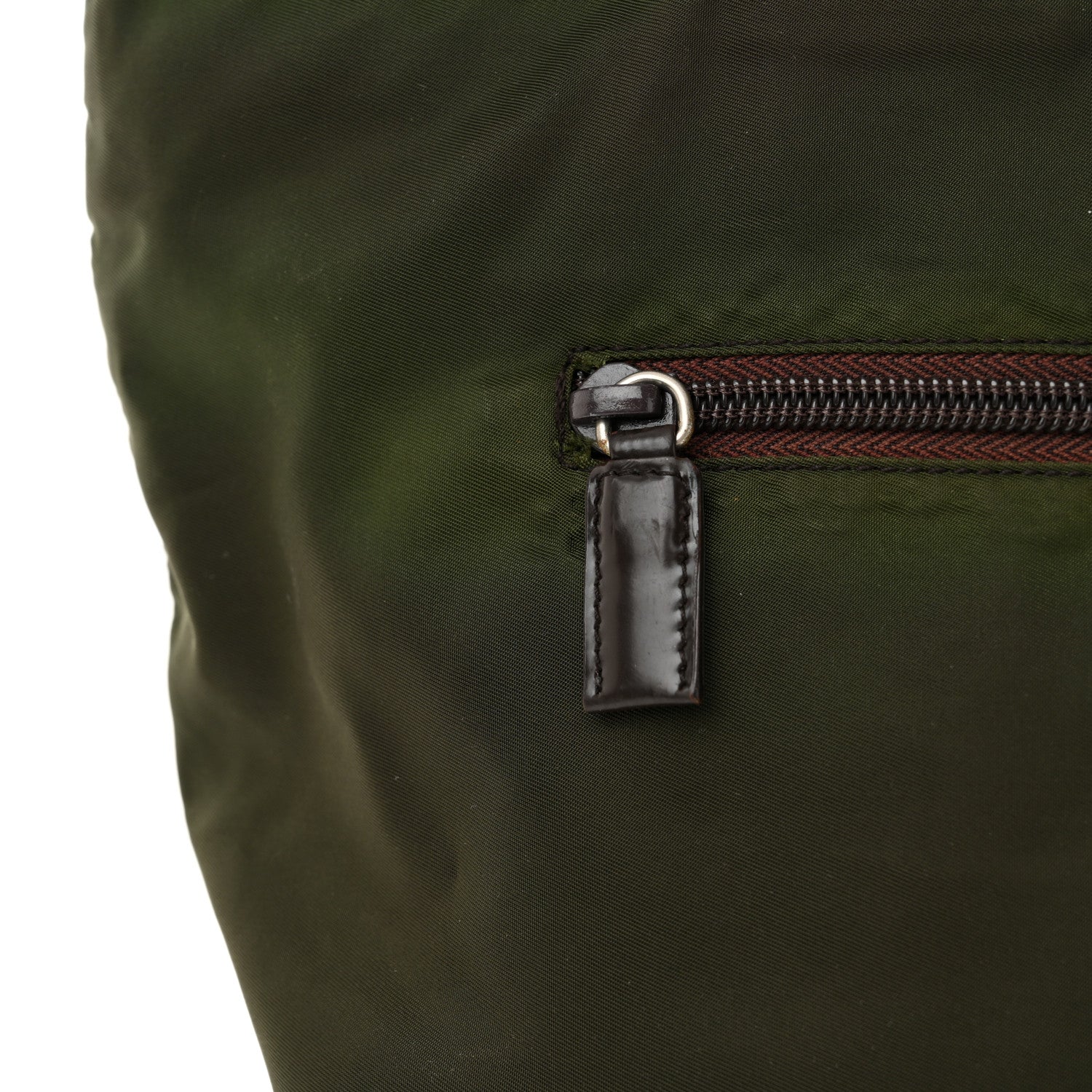 Prada Nylon Zip Tote Bag Mimetico 13 of 14