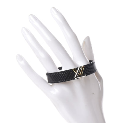 Louis Vuitton Epi Twist It Bracelet 17 Black 2 of 7