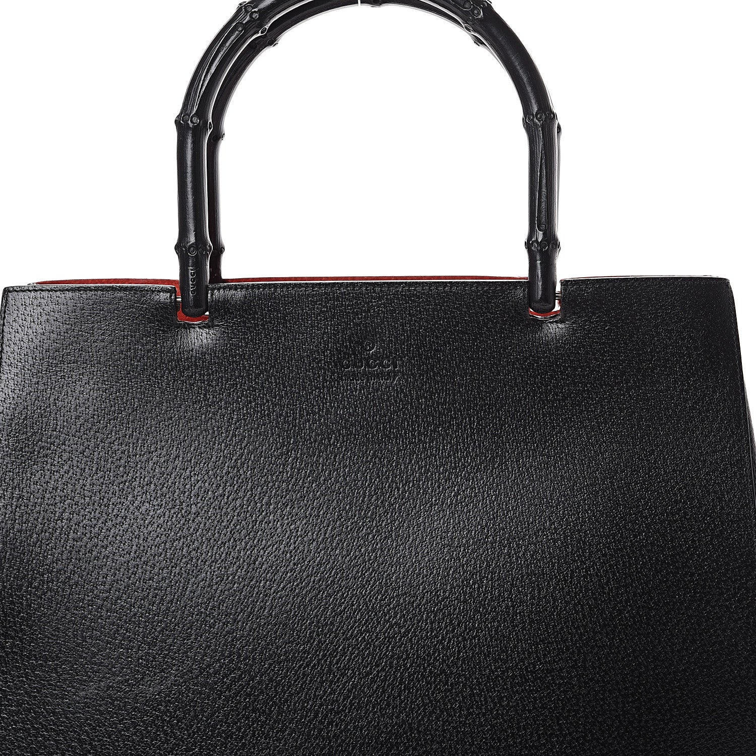 Gucci Cinghiale Bamboo Tote Black 9 of 16