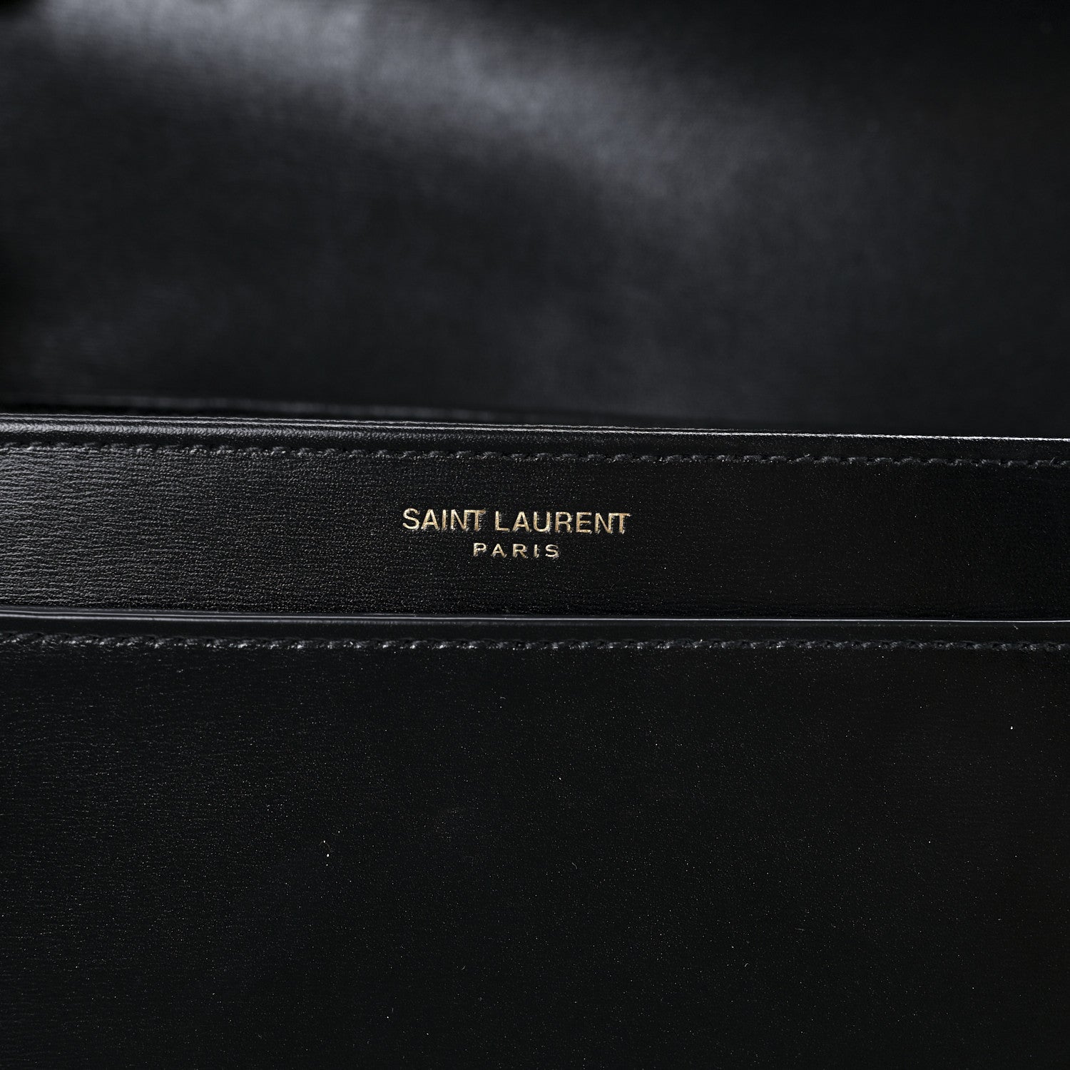 Saint Laurent Box Calfskin Monogram Medium Solferino Satchel Black 7 of 11