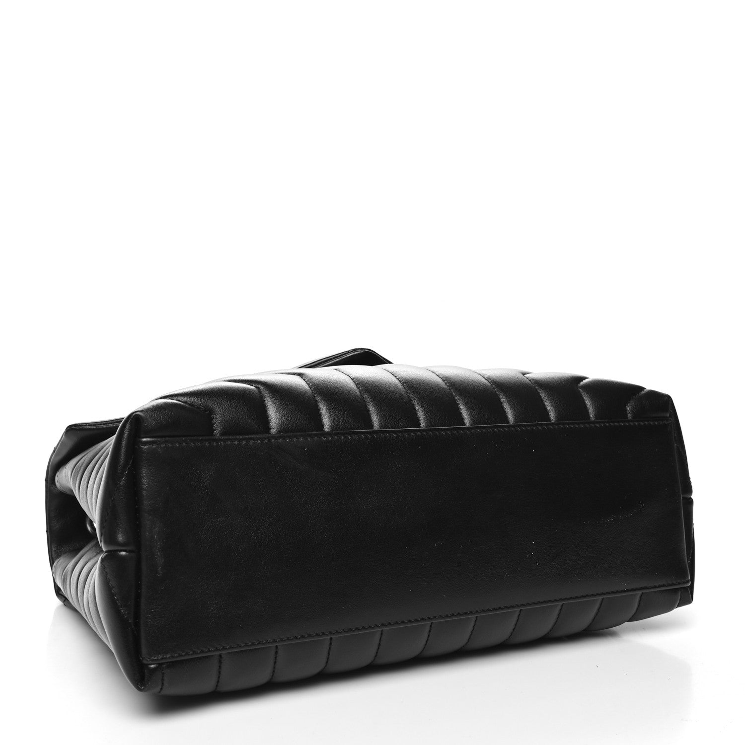 Saint Laurent Calfskin Y Quilted Monogram Medium Loulou Chain Satchel Black 4 of 10