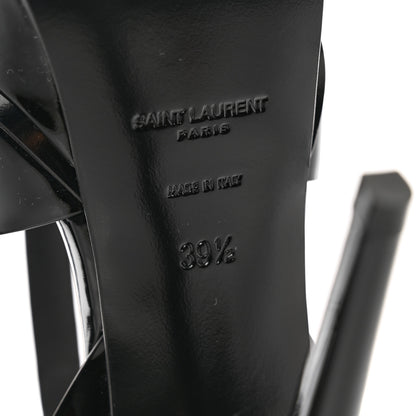 Saint Laurent Patent Tribute 105 Platform Sandals 39.5 Black 6 of 8