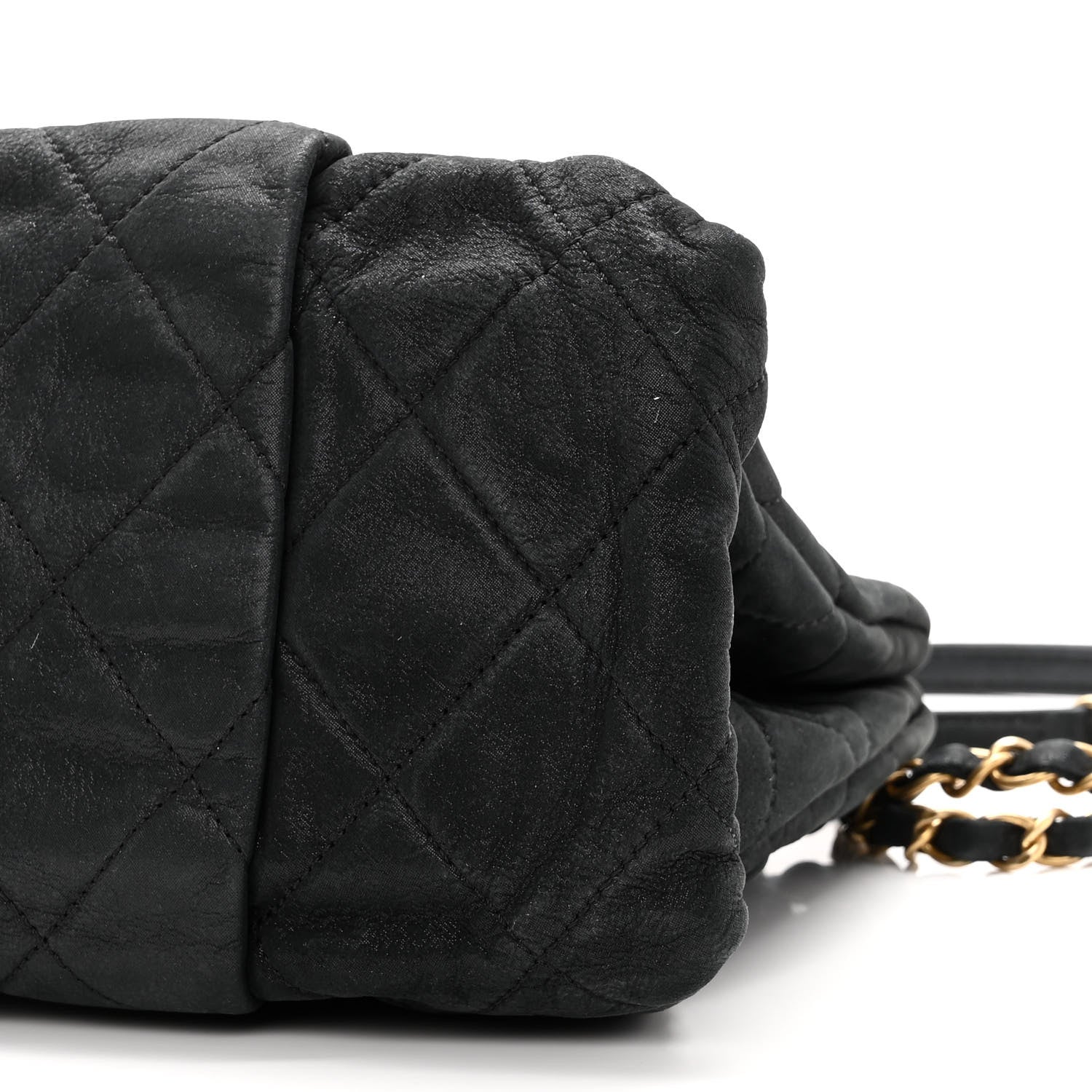 Chanel Iridescent Calfskin Large Chic Quilt Flap Black 10 of 10