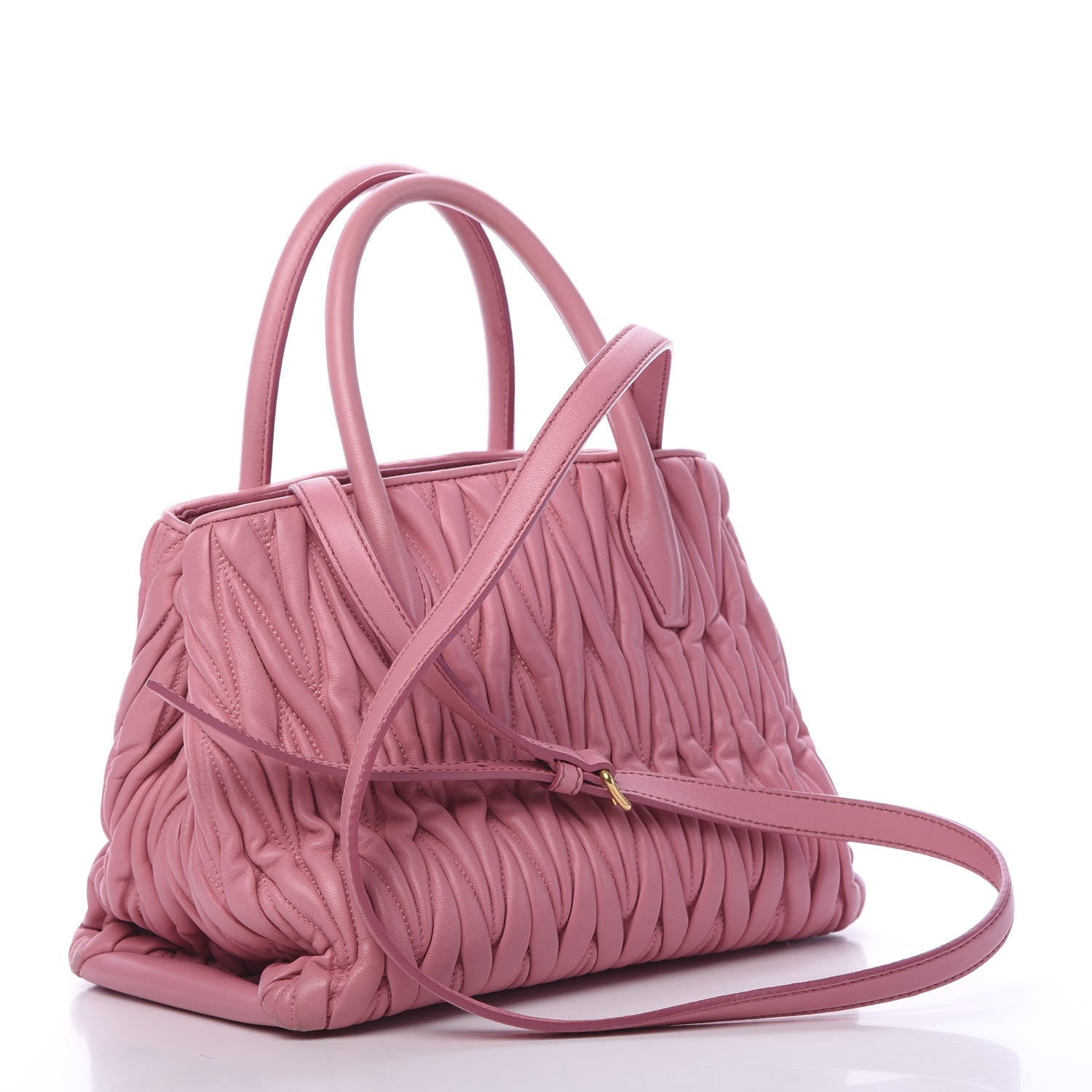 Miu Miu Nappa Matelasse Tote Loto 2 of 14