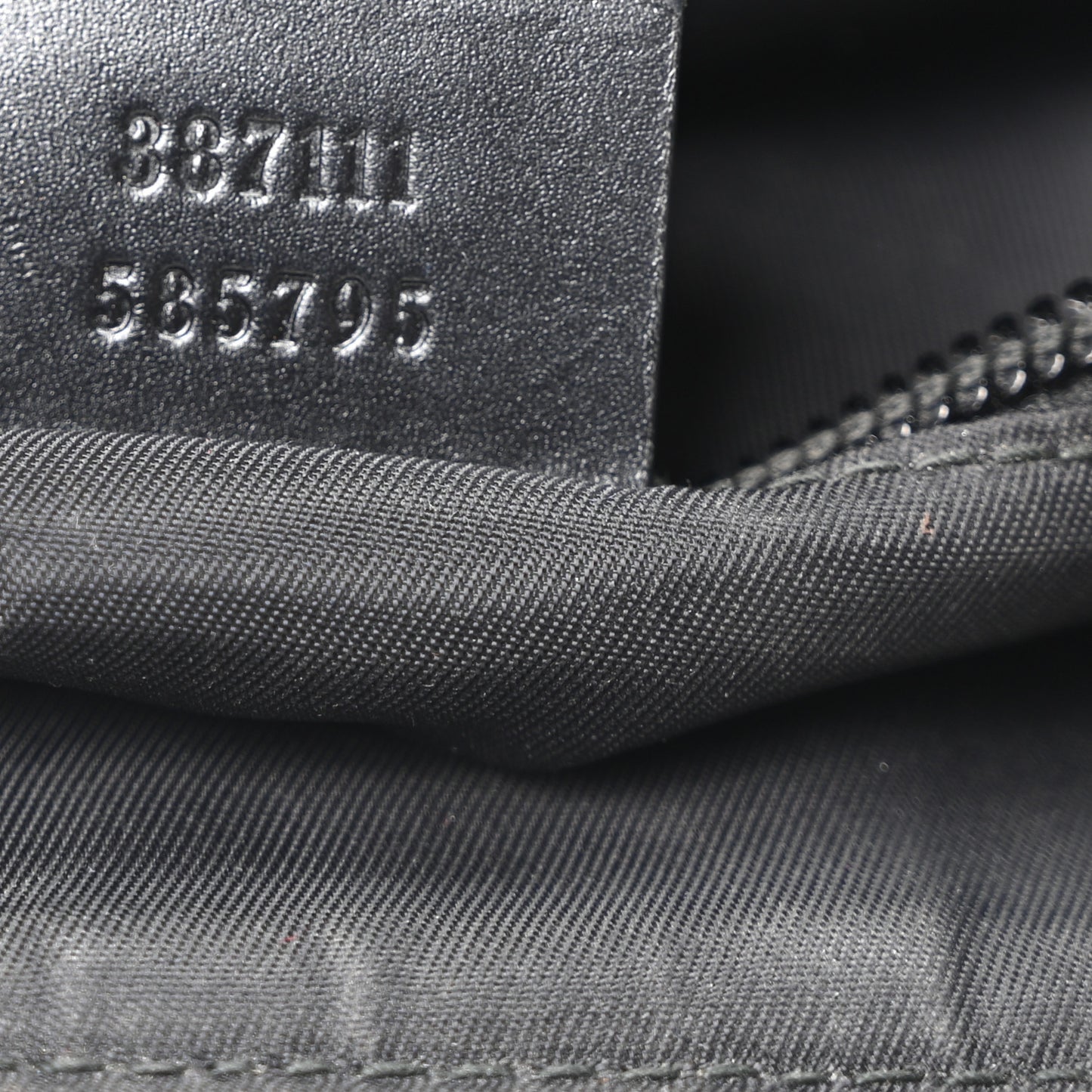 GG Supreme Monogram Web Messenger Bag Black