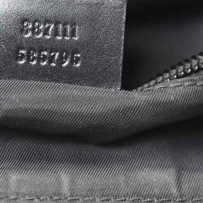 Gucci GG Supreme Monogram Web Messenger Bag Black 7 of 10