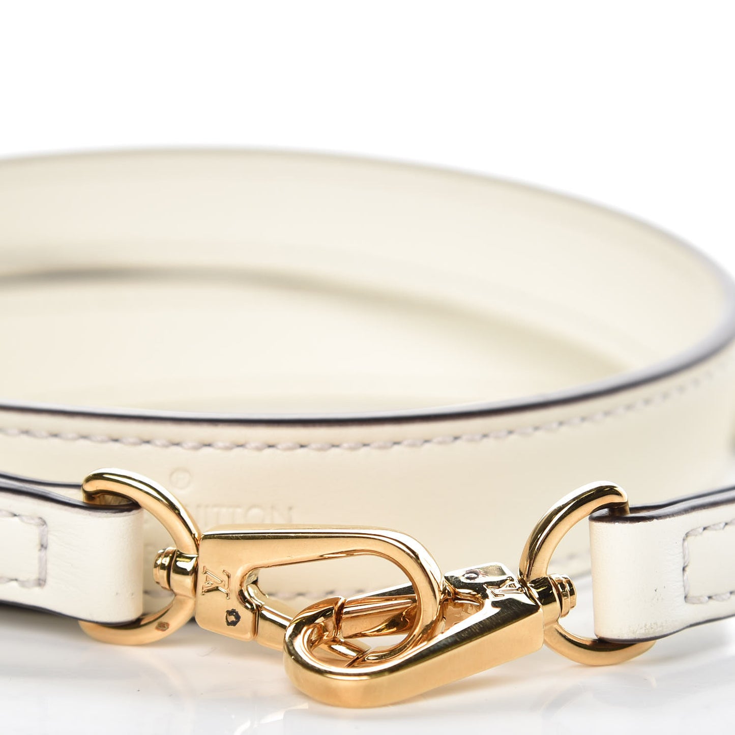 Calfskin Montaigne Shoulder Strap Ivory