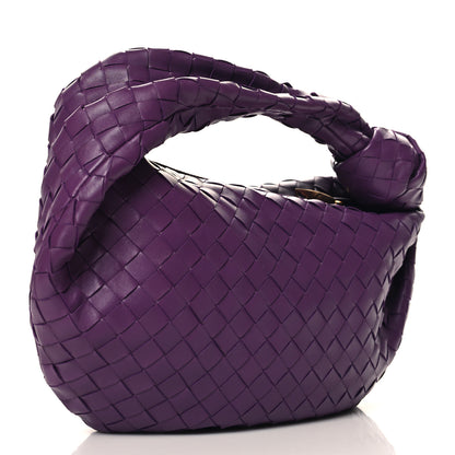 Bottega Veneta Nappa Intrecciato Teen Jodie Hobo Eggplant 3 of 11