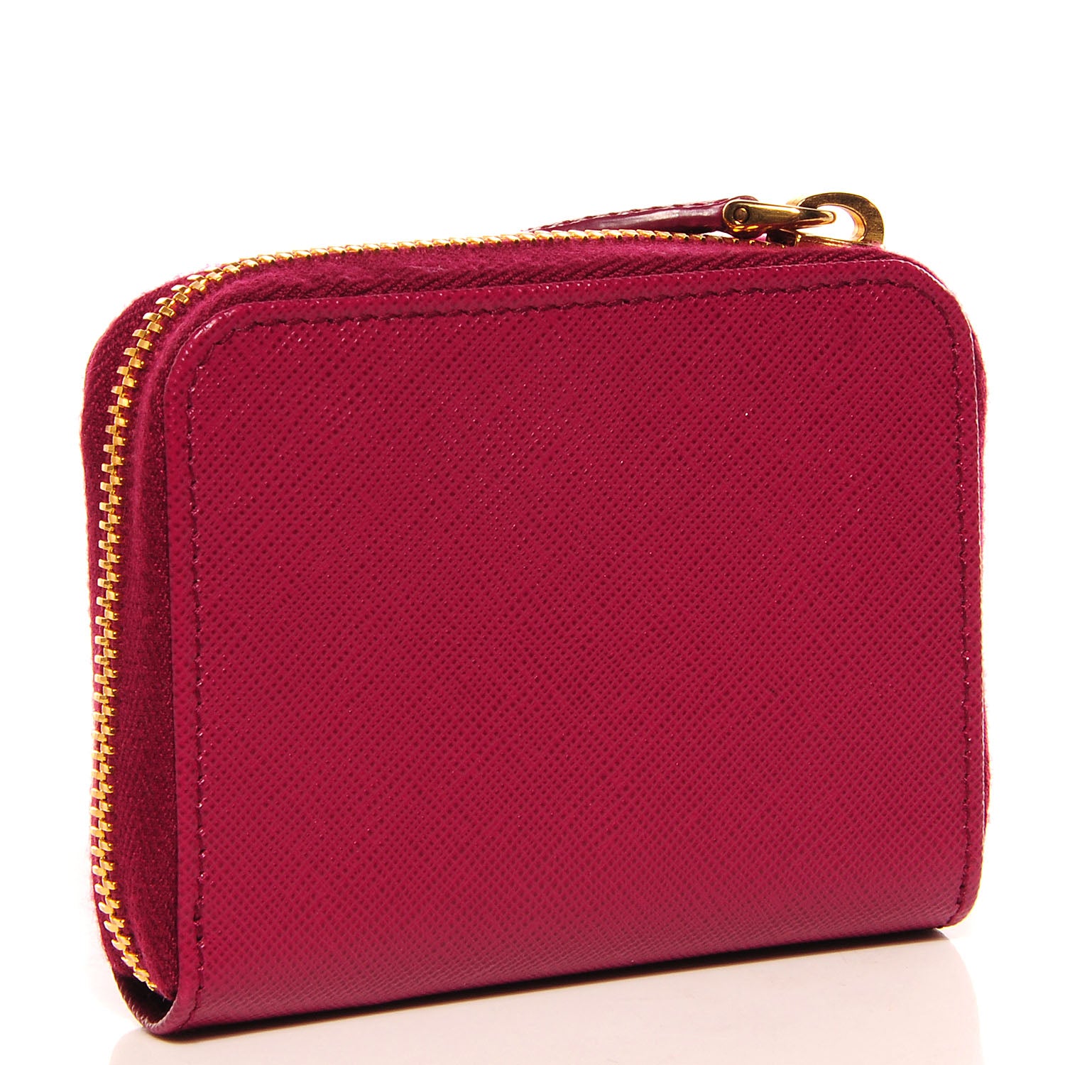Prada Saffiano Metal Coin Purse Ametista 3 of 11