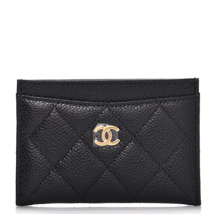 Chanel Caviar Quilted Card Holder Black 1 of 8
