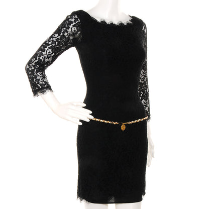 Chanel Leather Gold Chain CC Medallion Belt Ivory 2 of 5