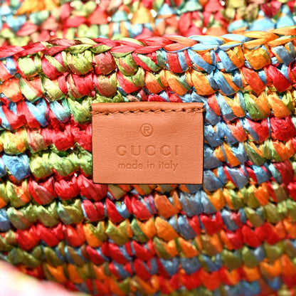 Gucci Raffia Mini Blondie Tote Multicolor 6 of 10