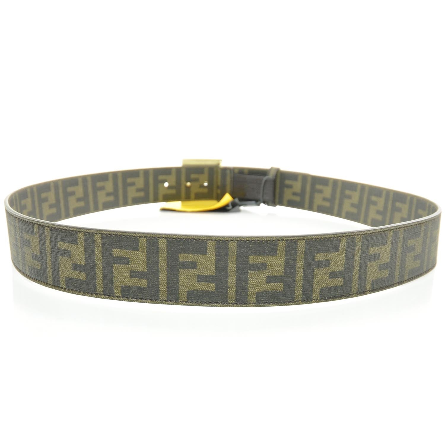 Fendi Zucca Spalmati FF Buckle Belt 115 46 Tobacco 2 of 6