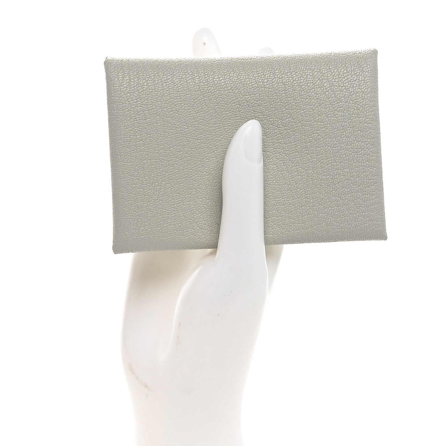 Chevre Mysore Calvi Duo Card Case Gris Perle