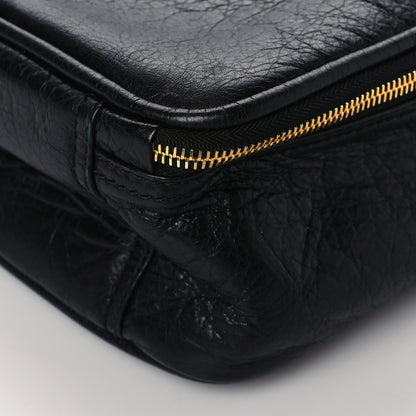 Balenciaga Agneau S Blanket Square Tote Black 9 of 9