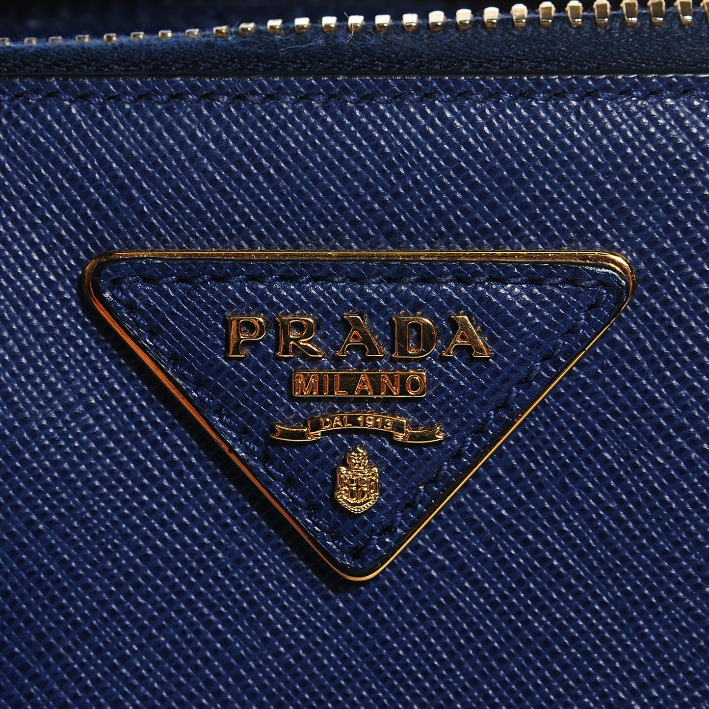 Saffiano Lux Small Promenade Bag Bleuette
