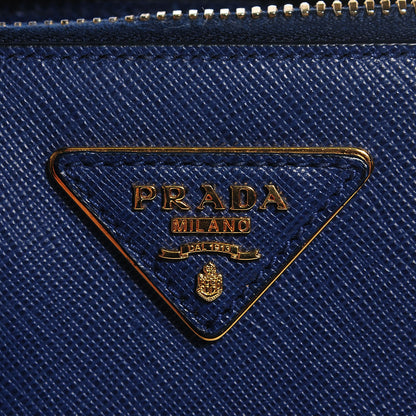 Prada Saffiano Lux Small Promenade Bag Bleuette 6 of 10
