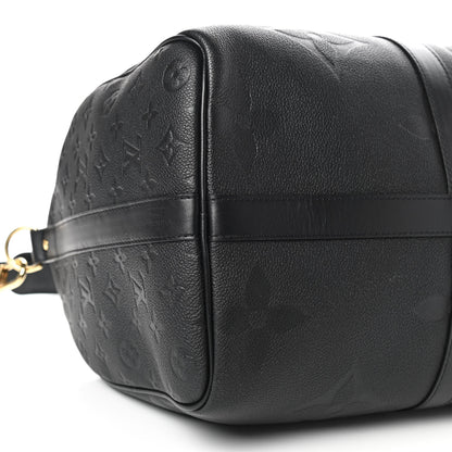 Louis Vuitton Empreinte Monogram Giant Keepall Bandouliere 45 Black 9 of 11