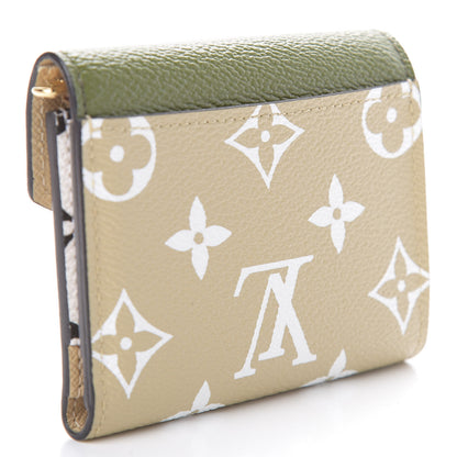Louis Vuitton Monogram Giant Zoe Wallet Kaki 3 of 7