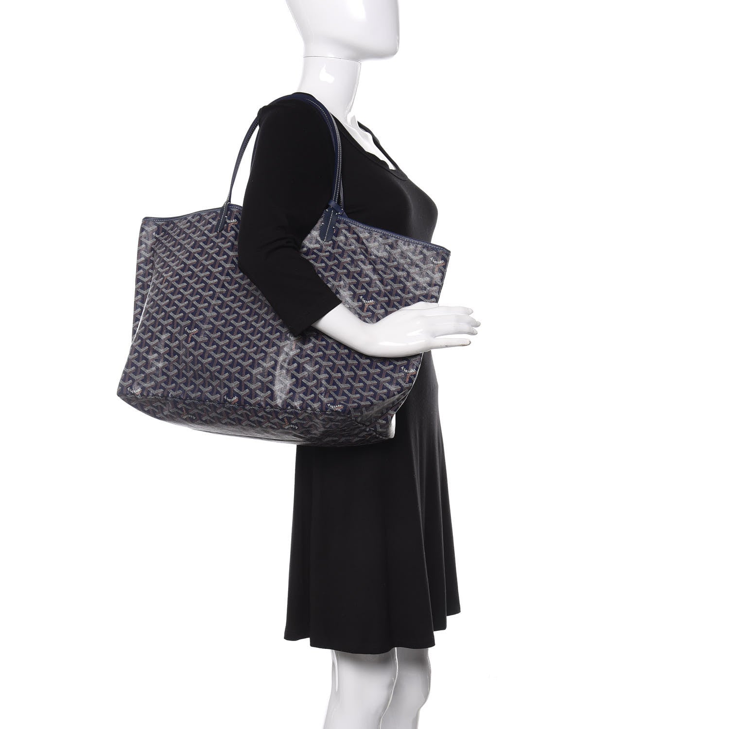 Goyard Goyardine Saint Louis GM Navy 2 of 10
