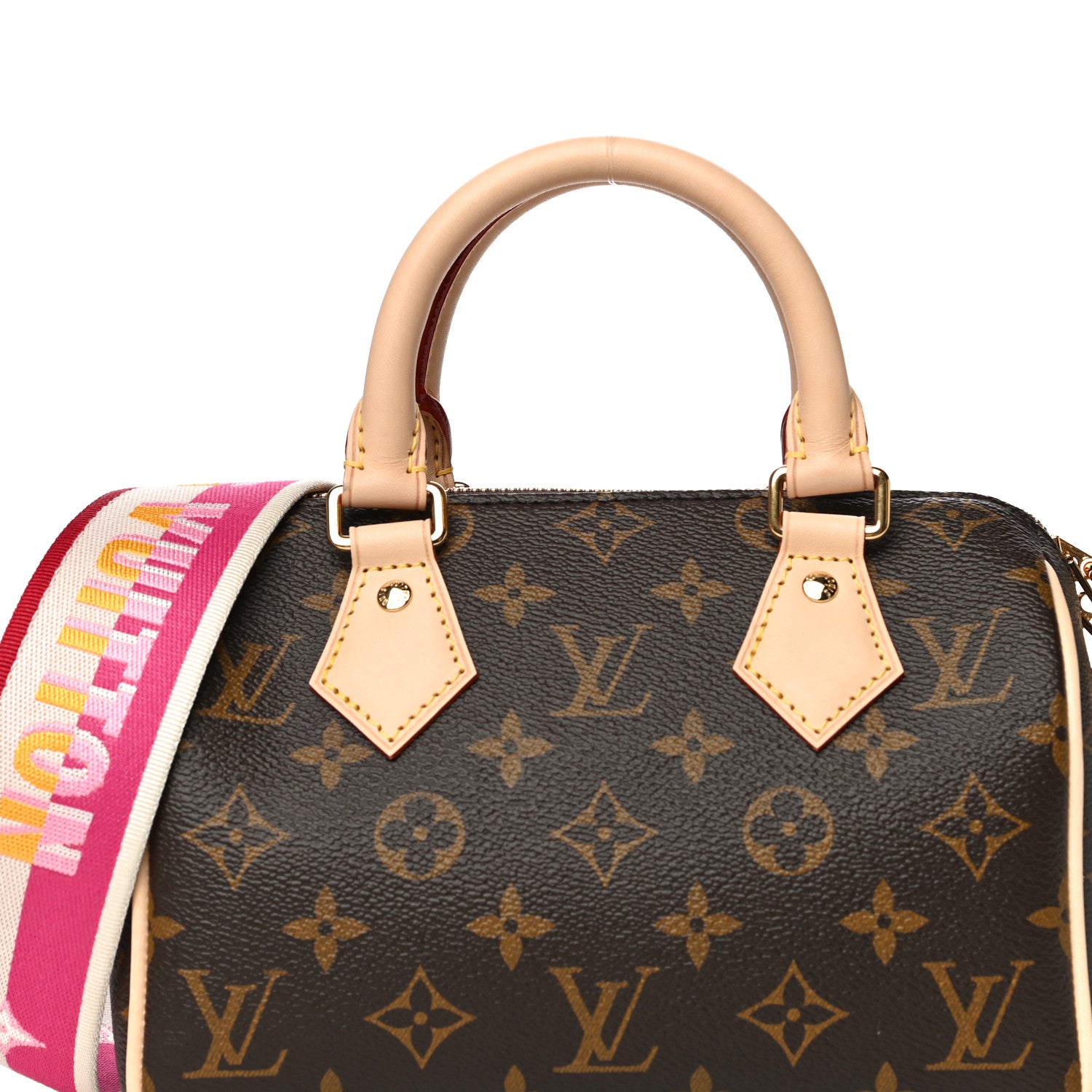 Louis Vuitton Monogram Speedy Bandouliere 20 Fuchsia 7 of 11