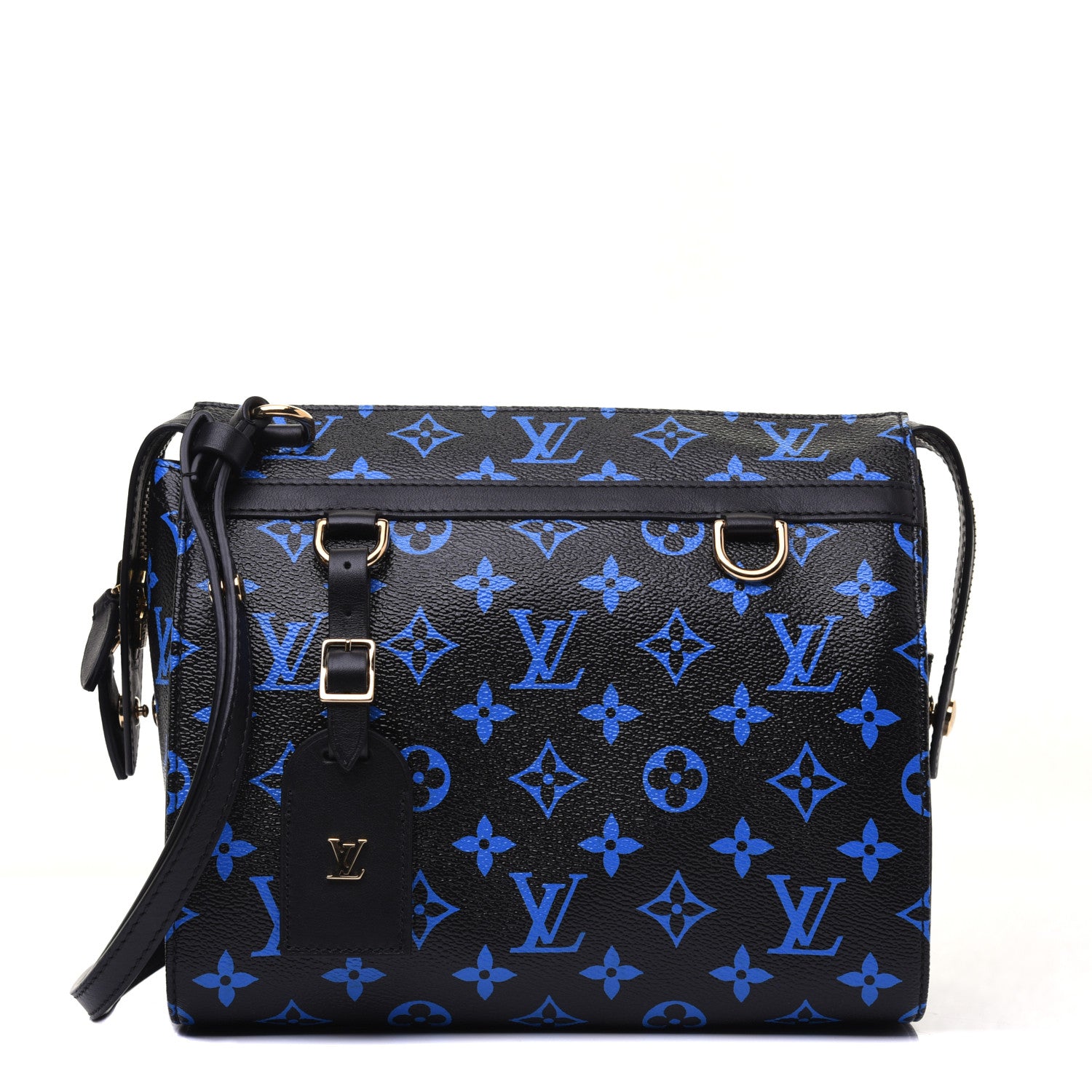 Louis Vuitton Colored Monogram Speedy Amazon PM Blue Black 1 of 16
