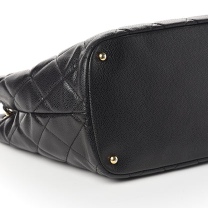Chanel Caviar Quilted Timeless CC Soft Tote Black 8 of 9