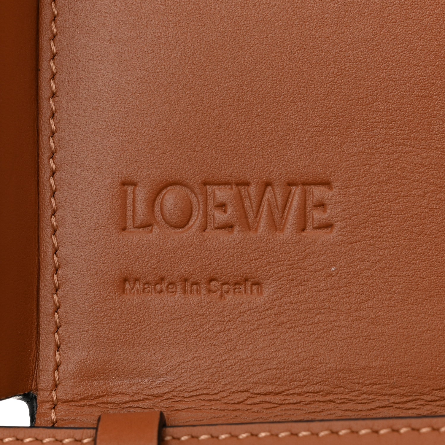 Loewe Soft Calfskin Heel Saddle Bag Tan 6 of 10