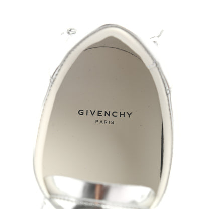 Givenchy Calfskin Band Logo Womens Urban Street Sneakers 40.5 Silvery 6 of 8