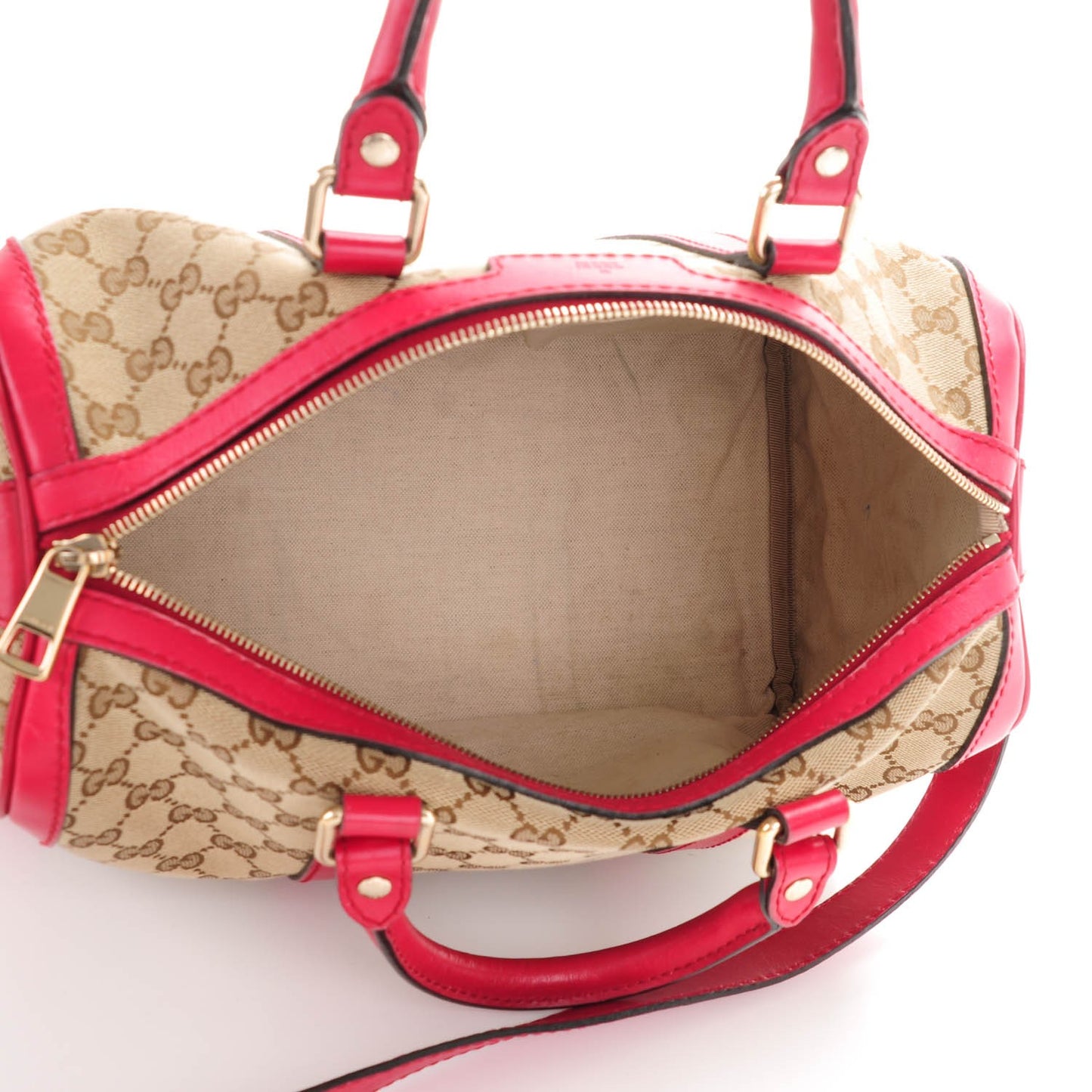 Monogram Medium Joy Boston Beige Red