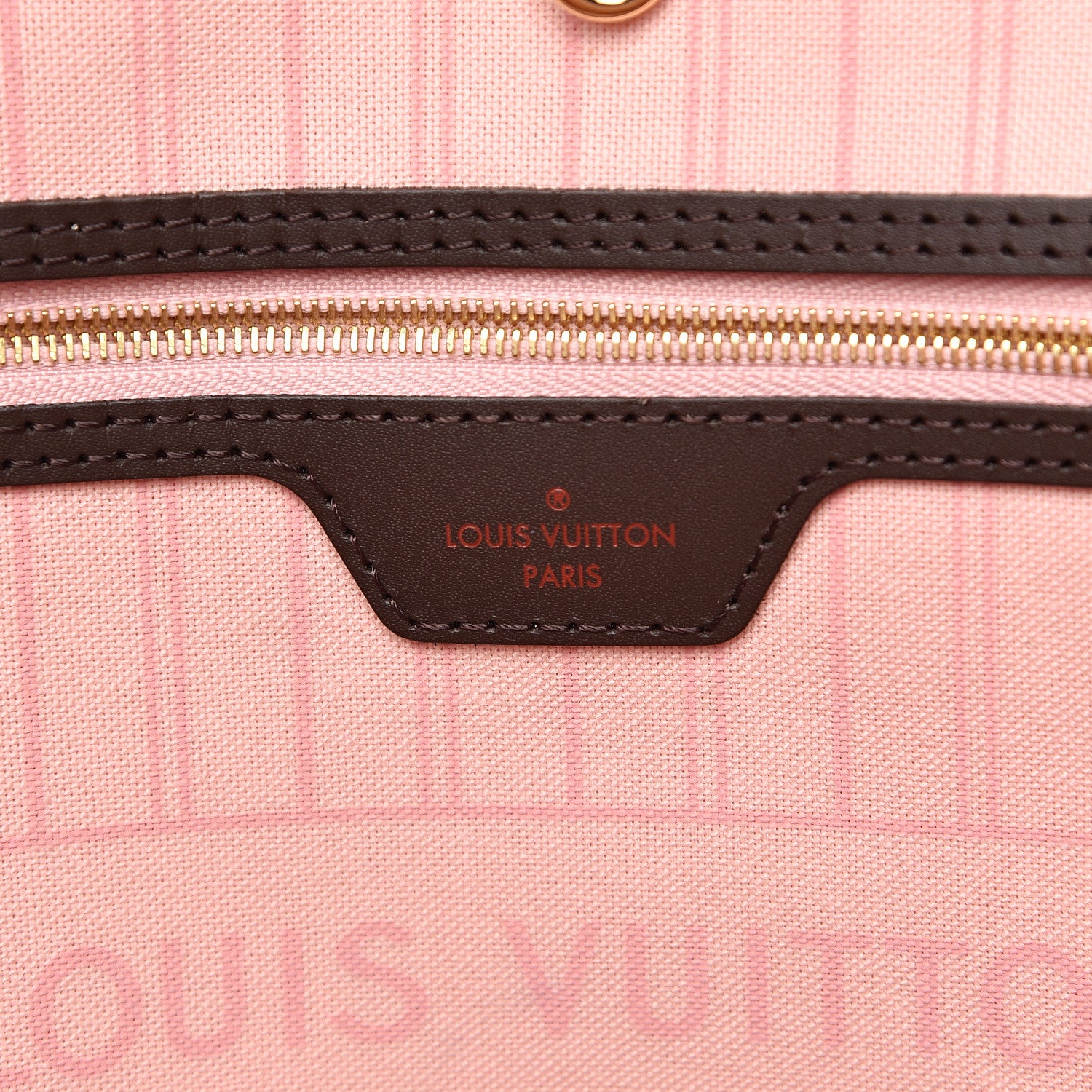 Louis Vuitton Damier Ebene Neo Neverfull MM Rose Ballerine 7 of 17