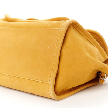 Chanel Ultra Soft Suede Calfskin Natural Beauty Flap Bag Yellow 11 of 11