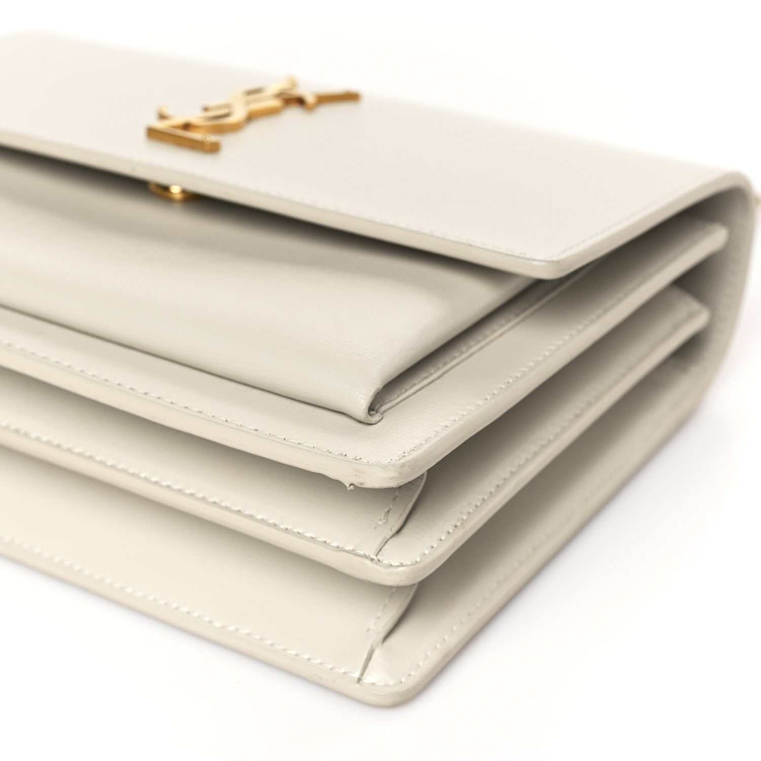 Saint Laurent Calfskin Medium Monogram Sunset Crema Soft 8 of 8
