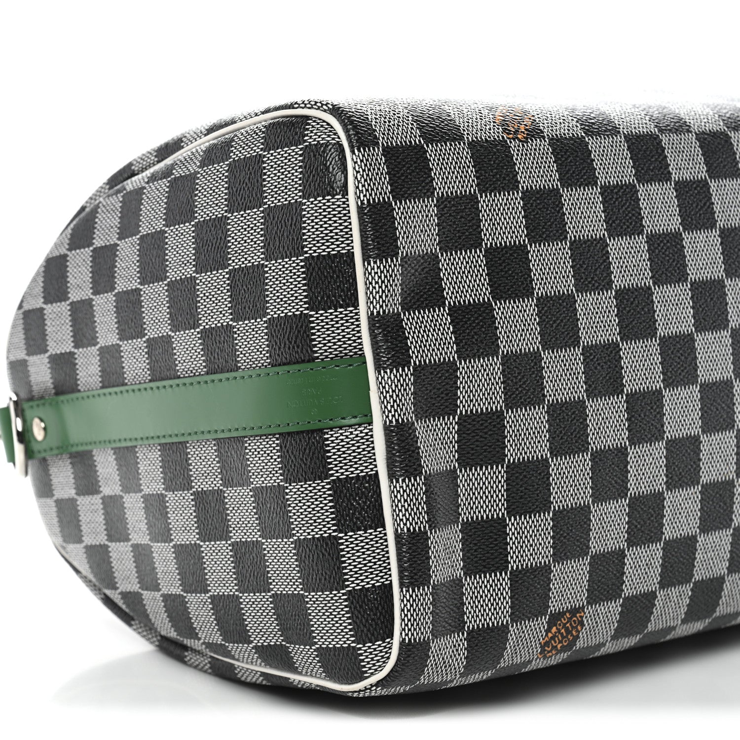 Louis Vuitton Damier Speedy Bandouliere 30 Black White 8 of 9