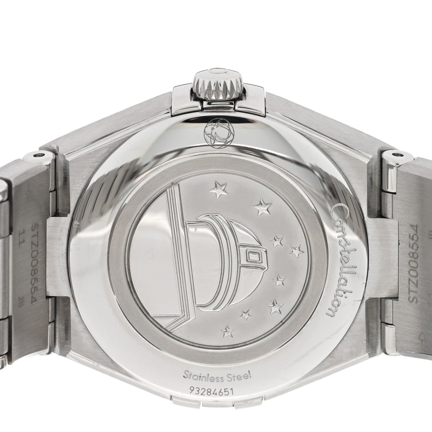 Omega Stainless Steel Diamond 28mm Constellation Quartz Watch Green 131.10.28.60.60.001 4 of 5