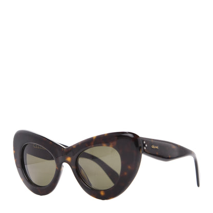 Celine Papillon Cat Eye Sunglasses CL 41055/S Havana 1 of 8
