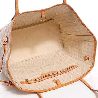 Louis Vuitton Damier Azur Neverfull MM 5 of 7