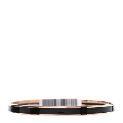 Hermes Enamel Printed Extra Narrow Printed Bracelet 65 Black 2 of 4