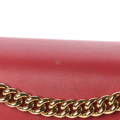 Gucci GG Supreme Monogram Moon Calfskin Medium Padlock Shoulder Bag Beige Blue Hibiscus Red Mystic White 8 of 13