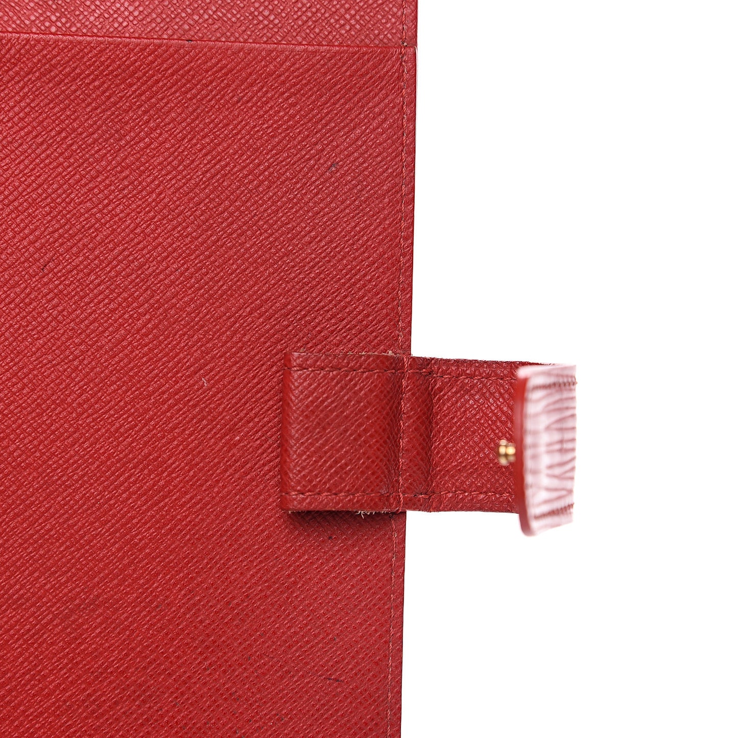 Epi Medium Ring Agenda Cover Rouge