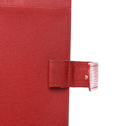 Louis Vuitton Epi Medium Ring Agenda Cover Rouge 6 of 8