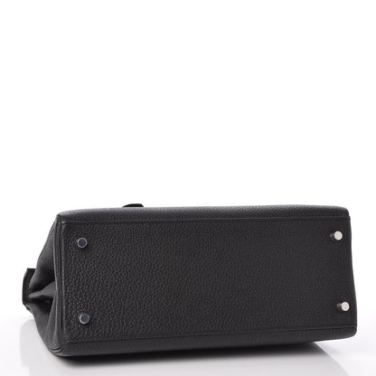 Hermes Togo Kelly Retourne 28 Black 5 of 33