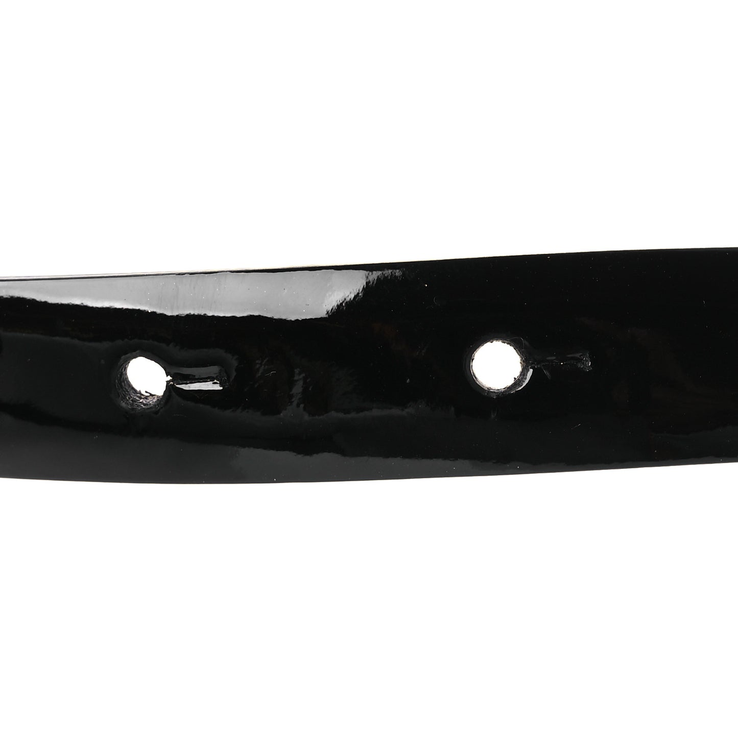 Patent CC Logo Skinny Belt 85 34 Black