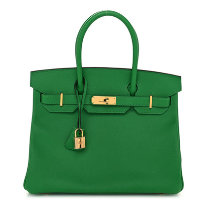 Hermes Epsom Birkin 30 Bambou 1 of 13