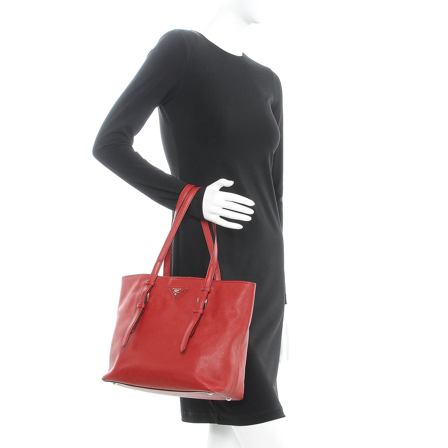 Saffiano Soft Tote Fuoco